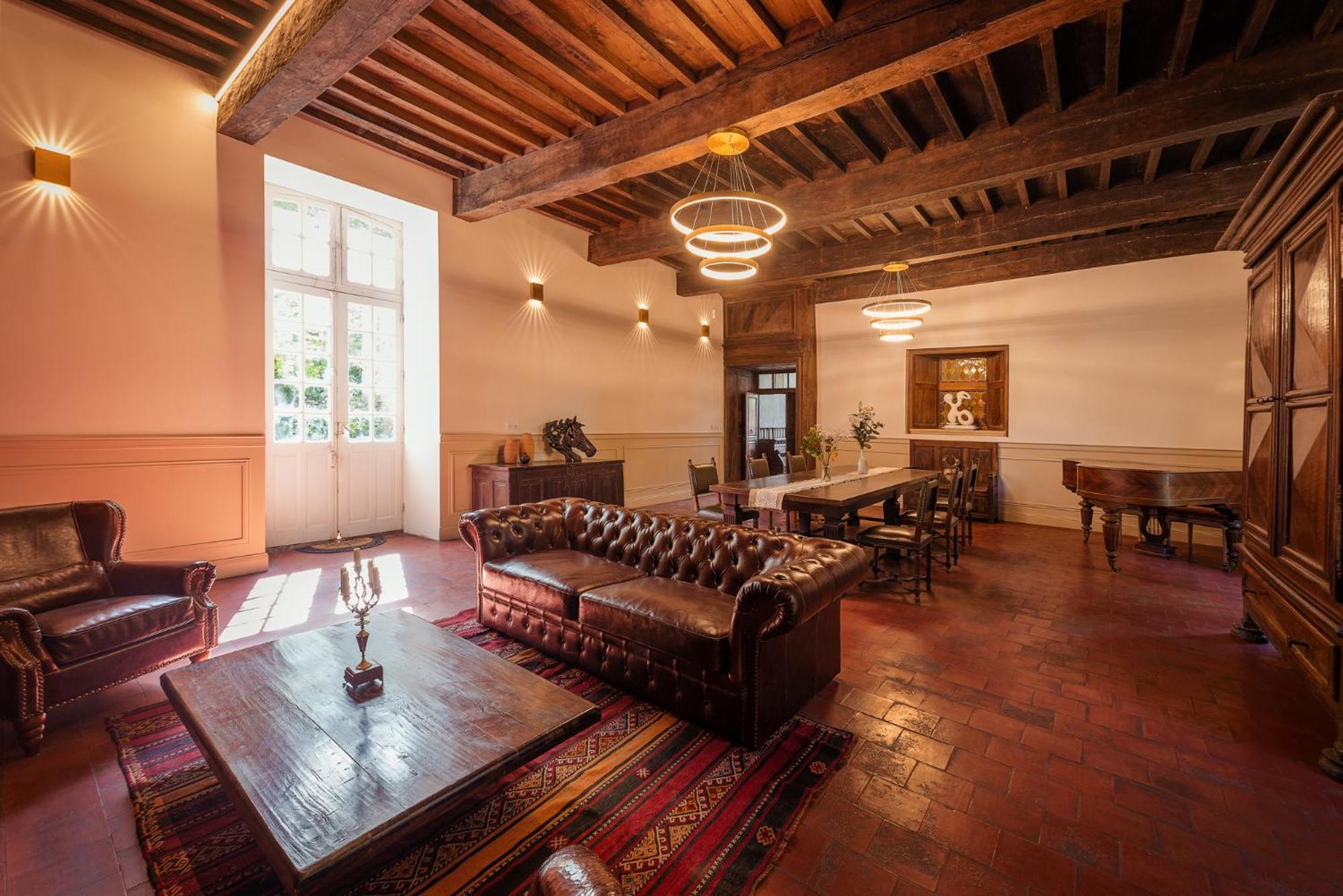 Manoir De Laroque Delprat Bed & Breakfast Autoire Bagian luar foto
