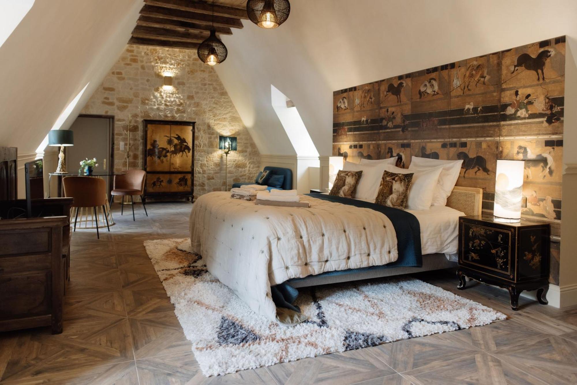 Manoir De Laroque Delprat Bed & Breakfast Autoire Bagian luar foto